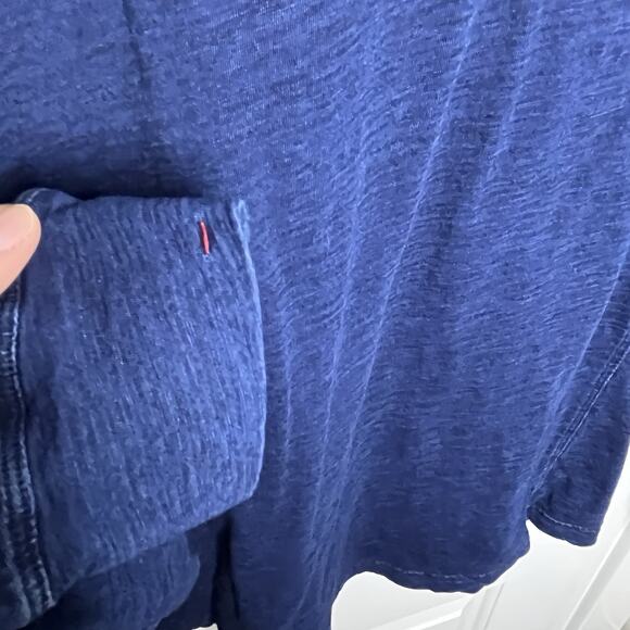 Men's Blue Long Sleeve Tee - Picture 5 of 9